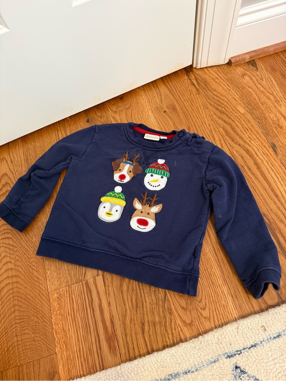 Jojo Maman Bebe Baby Holiday Christmas Sweatshirt Size 18-24 Months